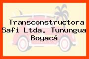 Transconstructora Safi Ltda. Tunungua Boyacá