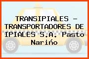 TRANSIPIALES - TRANSPORTADORES DE IPIALES S.A. Pasto Nariño