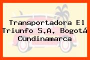 Transportadora El Triunfo S.A. Bogotá Cundinamarca