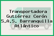 Transportadora Gutiérrez Cerón S.A.S. Barranquilla Atlántico