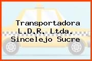 Transportadora L.D.R. Ltda. Sincelejo Sucre