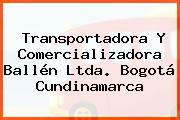 Transportadora Y Comercializadora Ballén Ltda. Bogotá Cundinamarca