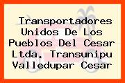 Transportadores Unidos De Los Pueblos Del Cesar Ltda. Transunipu Valledupar Cesar