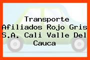 Transporte Afiliados Rojo Gris S.A. Cali Valle Del Cauca