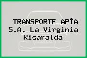 TRANSPORTE APÍA S.A. La Virginia Risaralda