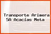 Transporte Arimera SA Acacías Meta