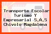 Transporte Escolar Turismo Y Empresarial S.A.S Chivolo Magdalena