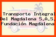 Transporte Integral Del Magdalena S.A.S. Fundación Magdalena