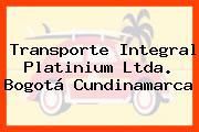 Transporte Integral Platinium Ltda. Bogotá Cundinamarca