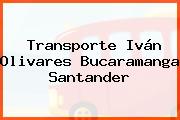 Transporte Iván Olivares Bucaramanga Santander
