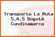 Transporte La Ruta S.A.S Bogotá Cundinamarca