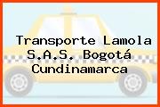 Transporte Lamola S.A.S. Bogotá Cundinamarca
