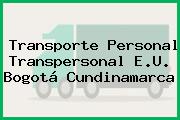 Transporte Personal Transpersonal E.U. Bogotá Cundinamarca