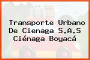 Transporte Urbano De Cienaga S.A.S Ciénaga Boyacá