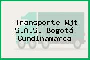 Transporte Wjt S.A.S. Bogotá Cundinamarca