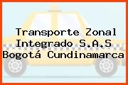 Transporte Zonal Integrado S.A.S Bogotá Cundinamarca