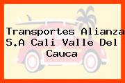 Transportes Alianza S.A Cali Valle Del Cauca