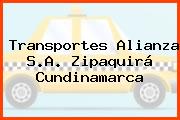 Transportes Alianza S.A. Zipaquirá Cundinamarca