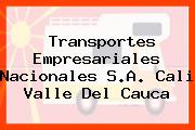 Transportes Empresariales Nacionales S.A. Cali Valle Del Cauca
