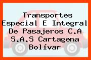 Transportes Especial E Integral De Pasajeros C.A S.A.S Cartagena Bolívar