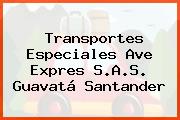 Transportes Especiales Ave Expres S.A.S. Guavatá Santander