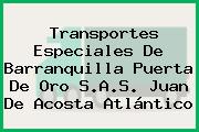 Transportes Especiales De Barranquilla Puerta De Oro S.A.S. Juan De Acosta Atlántico