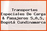 Transportes Especiales De Carga & Pasajeros S.A.S. Bogotá Cundinamarca