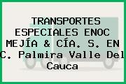 TRANSPORTES ESPECIALES ENOC MEJÍA & CÍA. S. EN C. Palmira Valle Del Cauca
