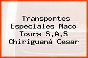 Transportes Especiales Maco Tours S.A.S Chiriguaná Cesar
