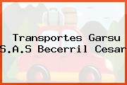 Transportes Garsu S.A.S Becerril Cesar