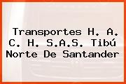 Transportes H. A. C. H. S.A.S. Tibú Norte De Santander