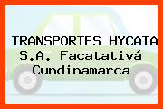 TRANSPORTES HYCATA S.A. Facatativá Cundinamarca