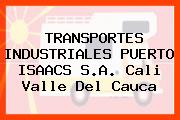 TRANSPORTES INDUSTRIALES PUERTO ISAACS S.A. Cali Valle Del Cauca