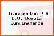 Transportes J B E.U. Bogotá Cundinamarca