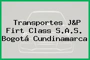 Transportes J&P Firt Class S.A.S. Bogotá Cundinamarca
