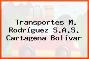 Transportes M. Rodríguez S.A.S. Cartagena Bolívar