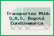 Transportes Mtbb S.A.S. Bogotá Cundinamarca