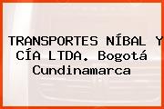 TRANSPORTES NÍBAL Y CÍA LTDA. Bogotá Cundinamarca