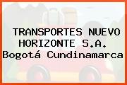TRANSPORTES NUEVO HORIZONTE S.A. Bogotá Cundinamarca