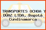 TRANSPORTES OCHOA Y DÚAZ LTDA. Bogotá Cundinamarca