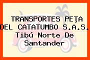 TRANSPORTES PEÞA DEL CATATUMBO S.A.S. Tibú Norte De Santander
