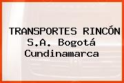 TRANSPORTES RINCÓN S.A. Bogotá Cundinamarca