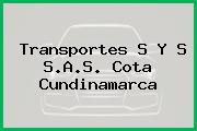 Transportes S Y S S.A.S. Cota Cundinamarca