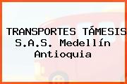 TRANSPORTES TÁMESIS S.A.S. Medellín Antioquia
