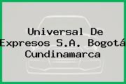 Universal De Expresos S.A. Bogotá Cundinamarca