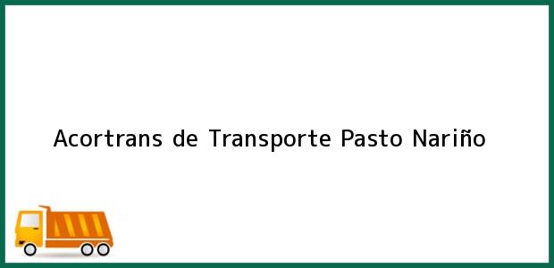 Teléfono, Dirección y otros datos de contacto para Acortrans de Transporte, Pasto, Nariño, Colombia