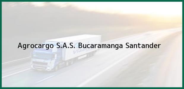 Teléfono, Dirección y otros datos de contacto para Agrocargo S.A.S., Bucaramanga, Santander, Colombia