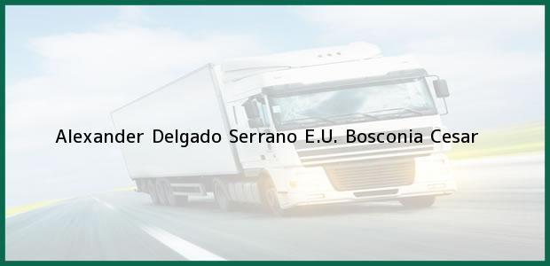 Teléfono, Dirección y otros datos de contacto para Alexander Delgado Serrano E.U., Bosconia, Cesar, Colombia