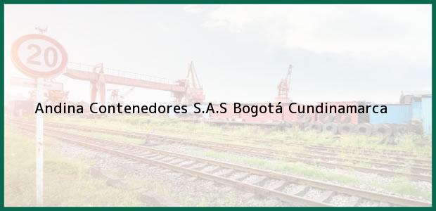 Teléfono, Dirección y otros datos de contacto para Andina Contenedores S.A.S, Bogotá, Cundinamarca, Colombia