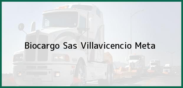 Teléfono, Dirección y otros datos de contacto para Biocargo Sas, Villavicencio, Meta, Colombia